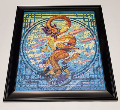 Framed Dragon Wooden Jigsaw Puzzle by Buster Puzzles